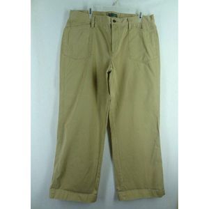 Lauren Jeans Co Ralph Lauren Sz.16 Flare Chino